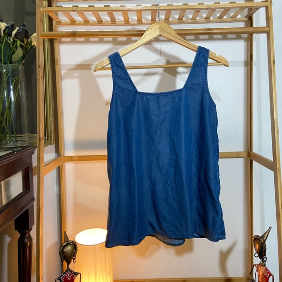 💜LOFT Denim Tops. Size- S (Fit S-M) - Picture 5 of 8